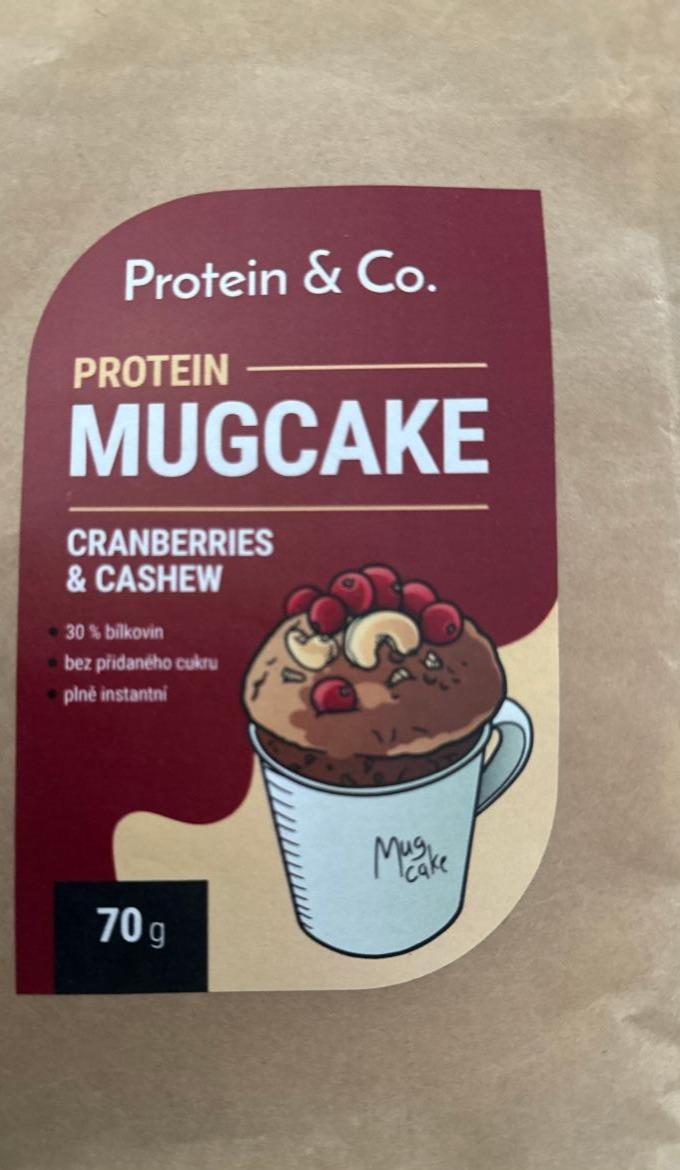 Fotografie - Protein mugcake cranberries & cashew Protein & Co.
