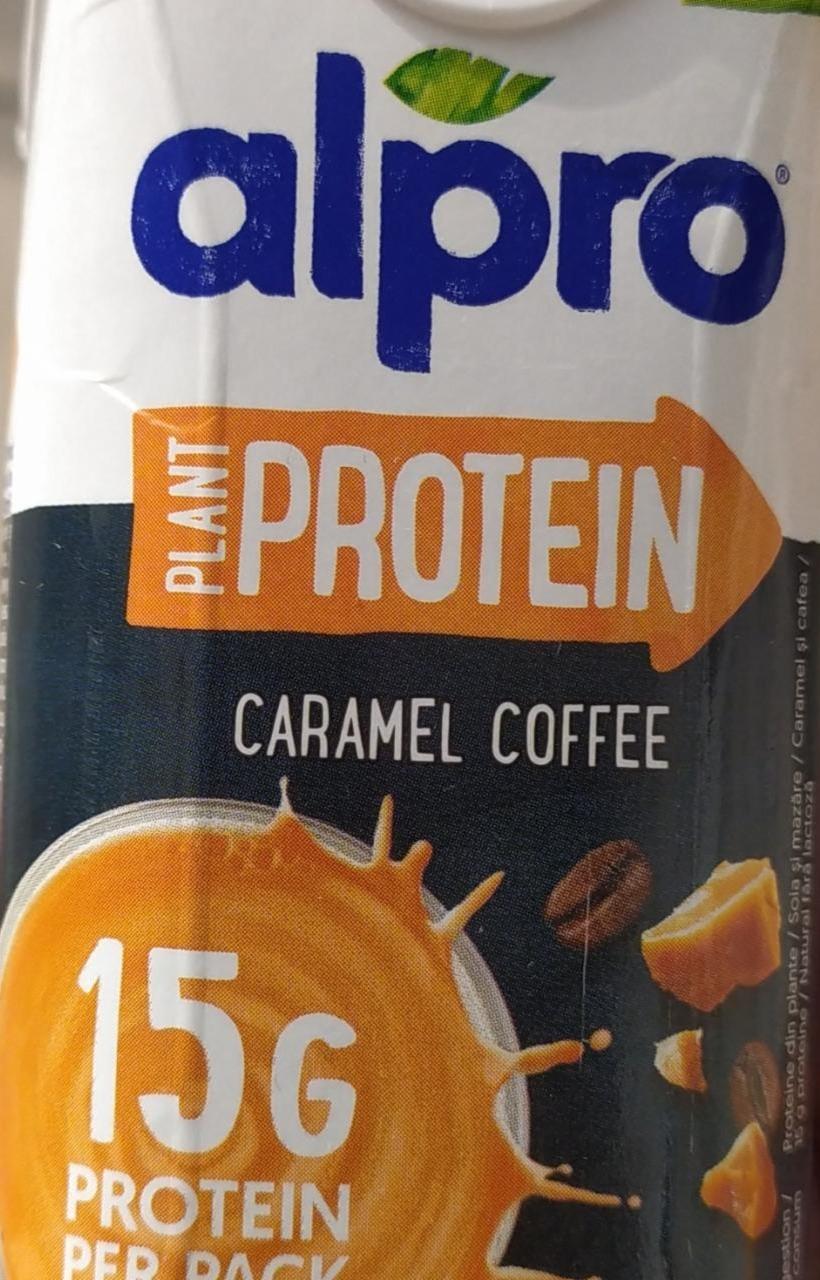 Fotografie - Plant protein caramel coffee Alpro