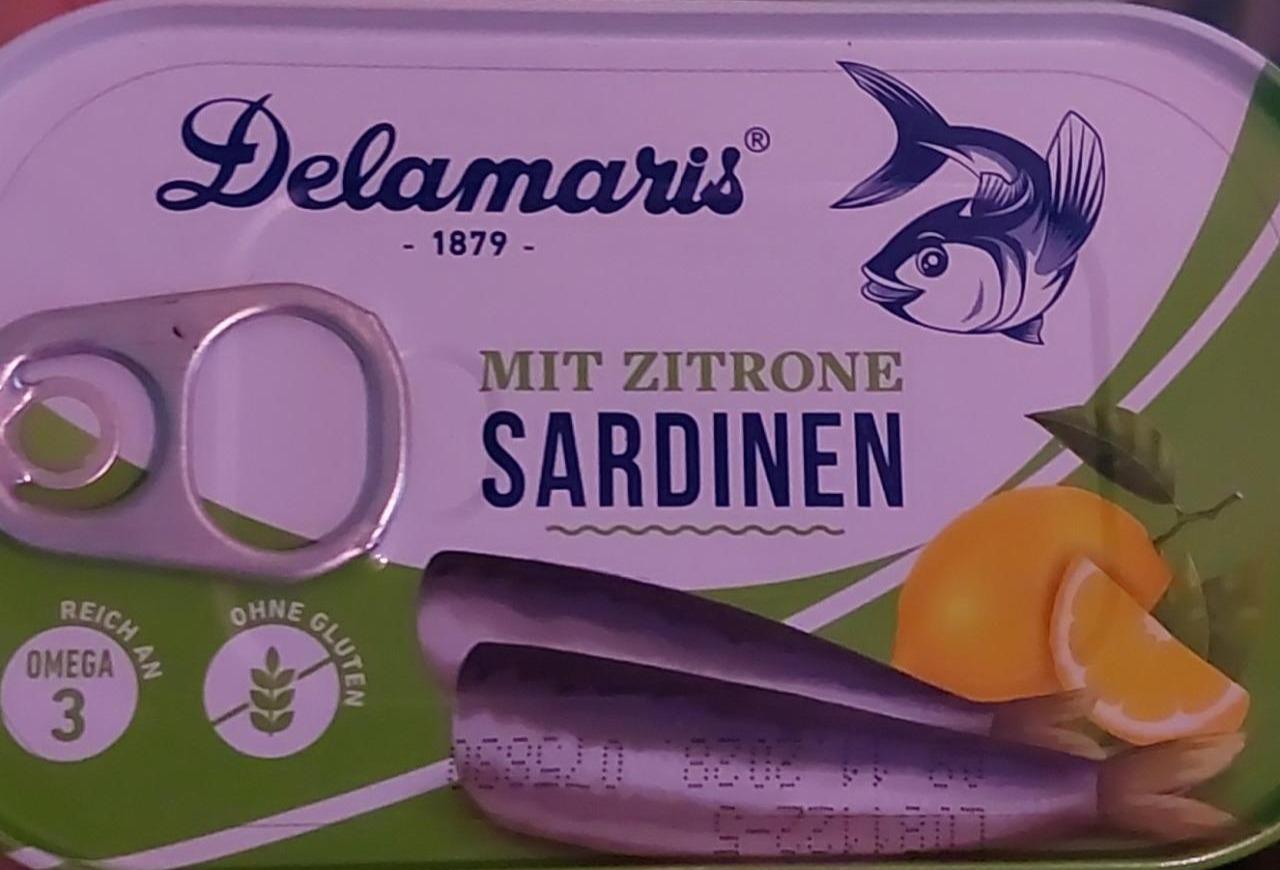Fotografie - sardinen mit zitrone Delamaris