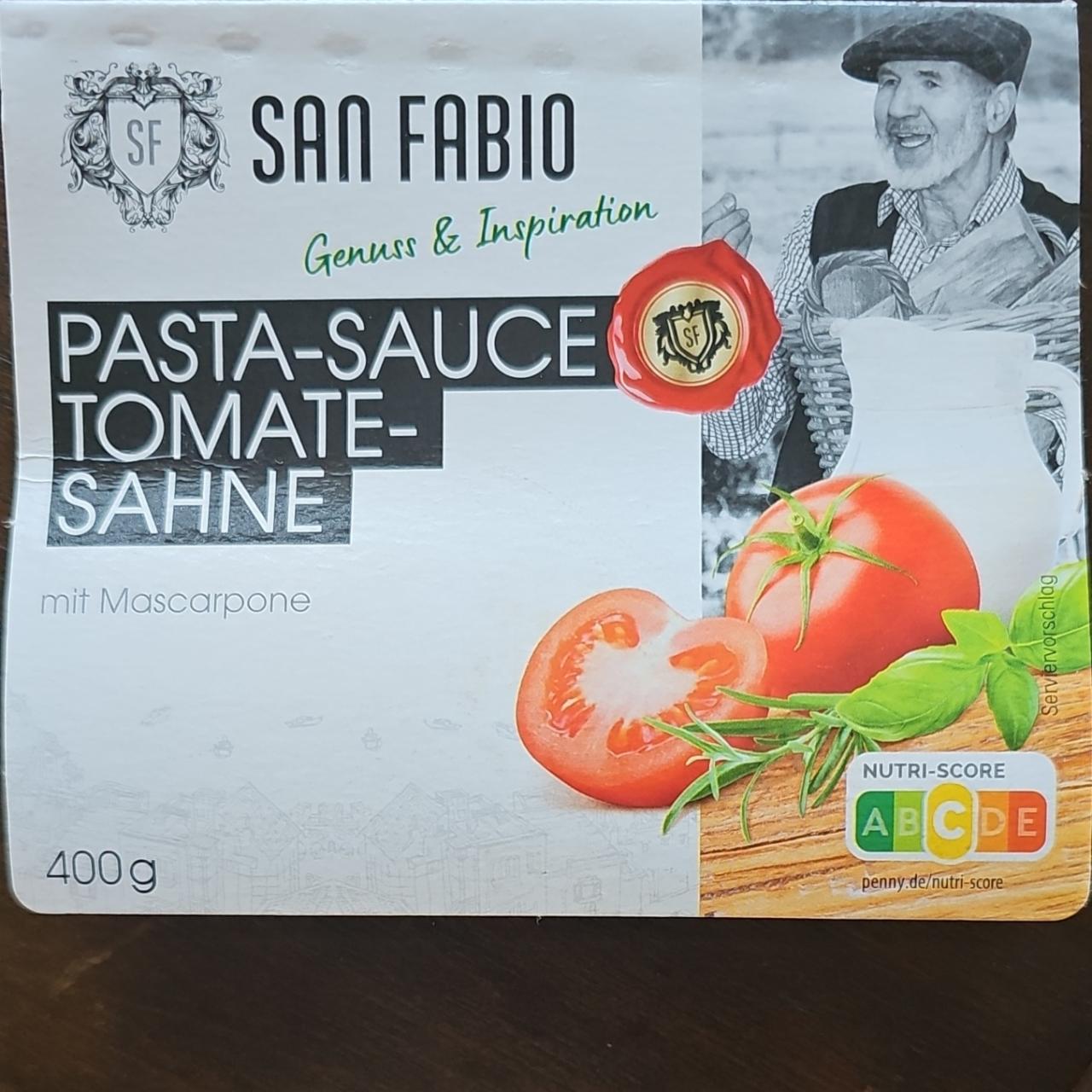 Fotografie - Pasta-Sauce Tomate-Sahne mit Mascarpone San Fabio