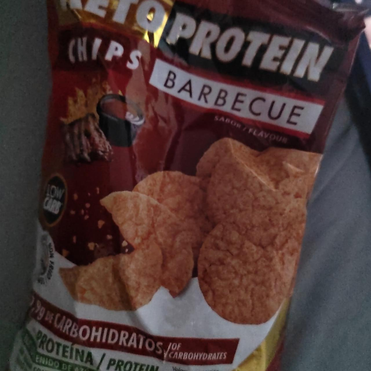 Fotografie - chips Barbecue Keto Protein