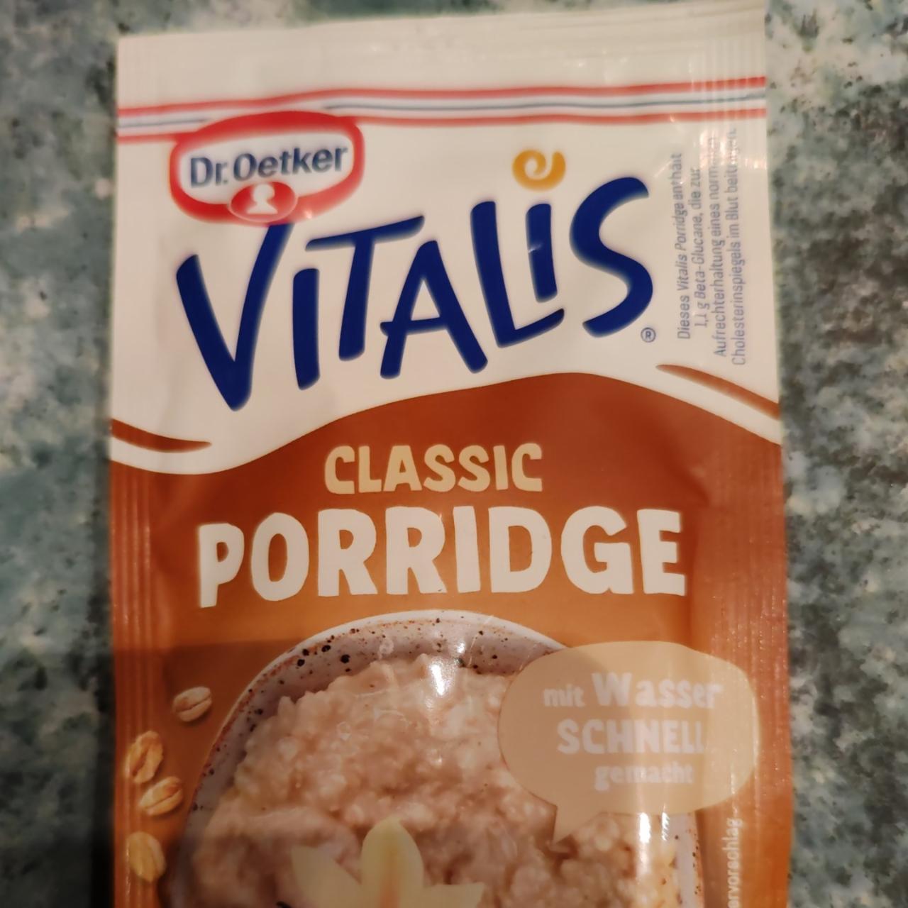 Fotografie - Vitalis Classic Porridge Dr.Oetker