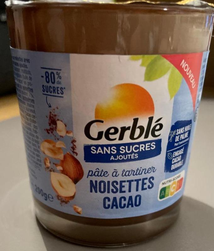 Fotografie - Pâte à tartiner noisettes cacao Sans Sucres Ajoutés Gerblé