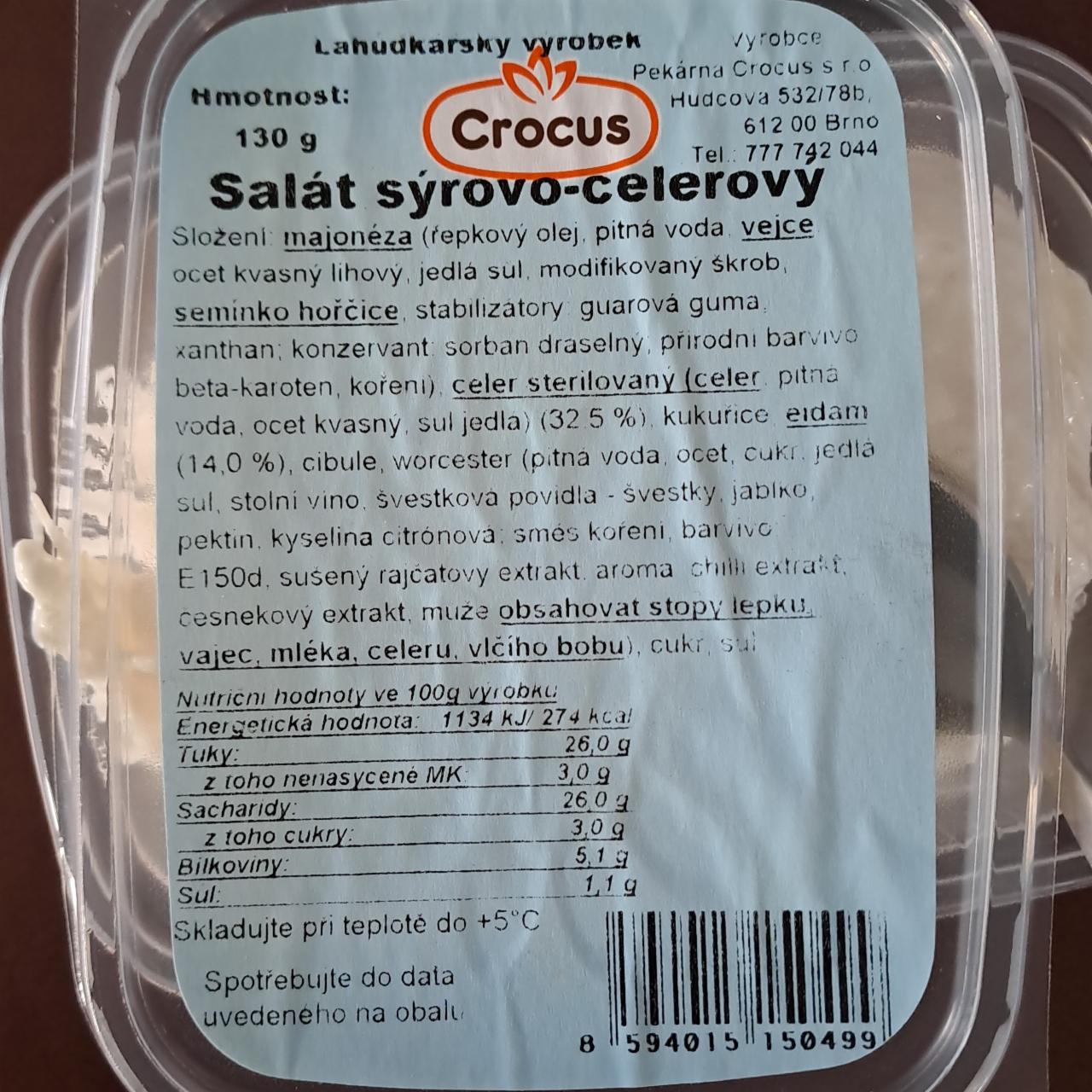 Fotografie - Salát sýrovo-celerový Crocus