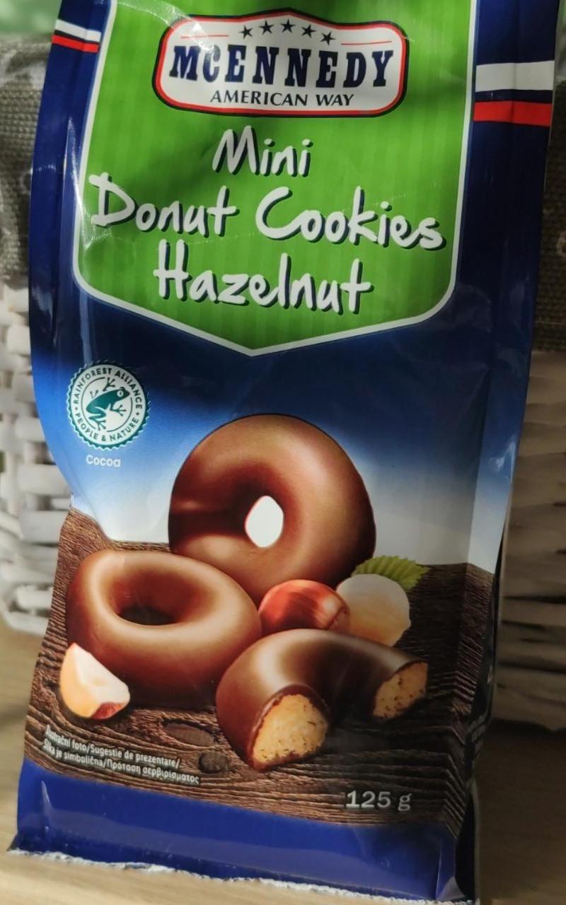 Fotografie - Mini Donut Cookies Hazelnut McEnnedy American Way