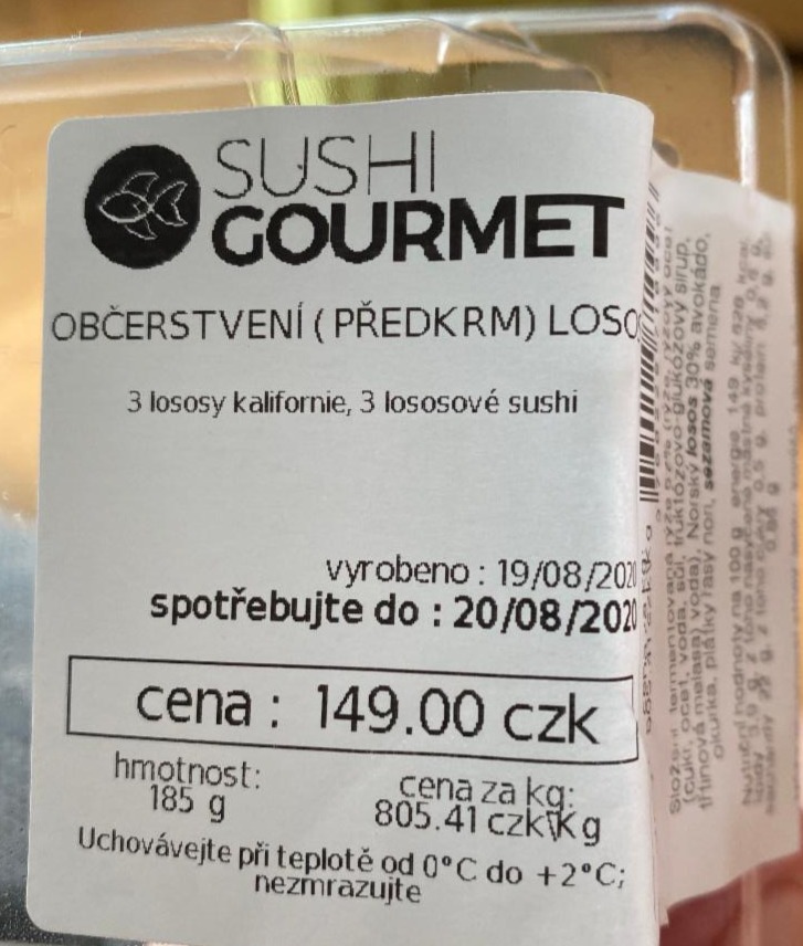 Fotografie - Sushi gourmet losos