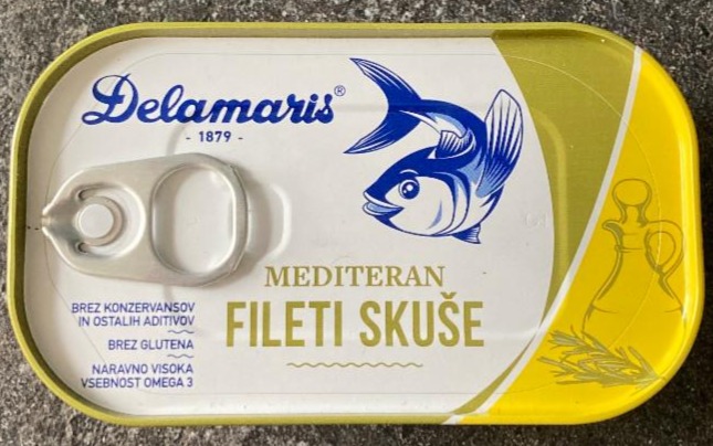 Fotografie - Fileti skuše v Mediteran olju Delamaris