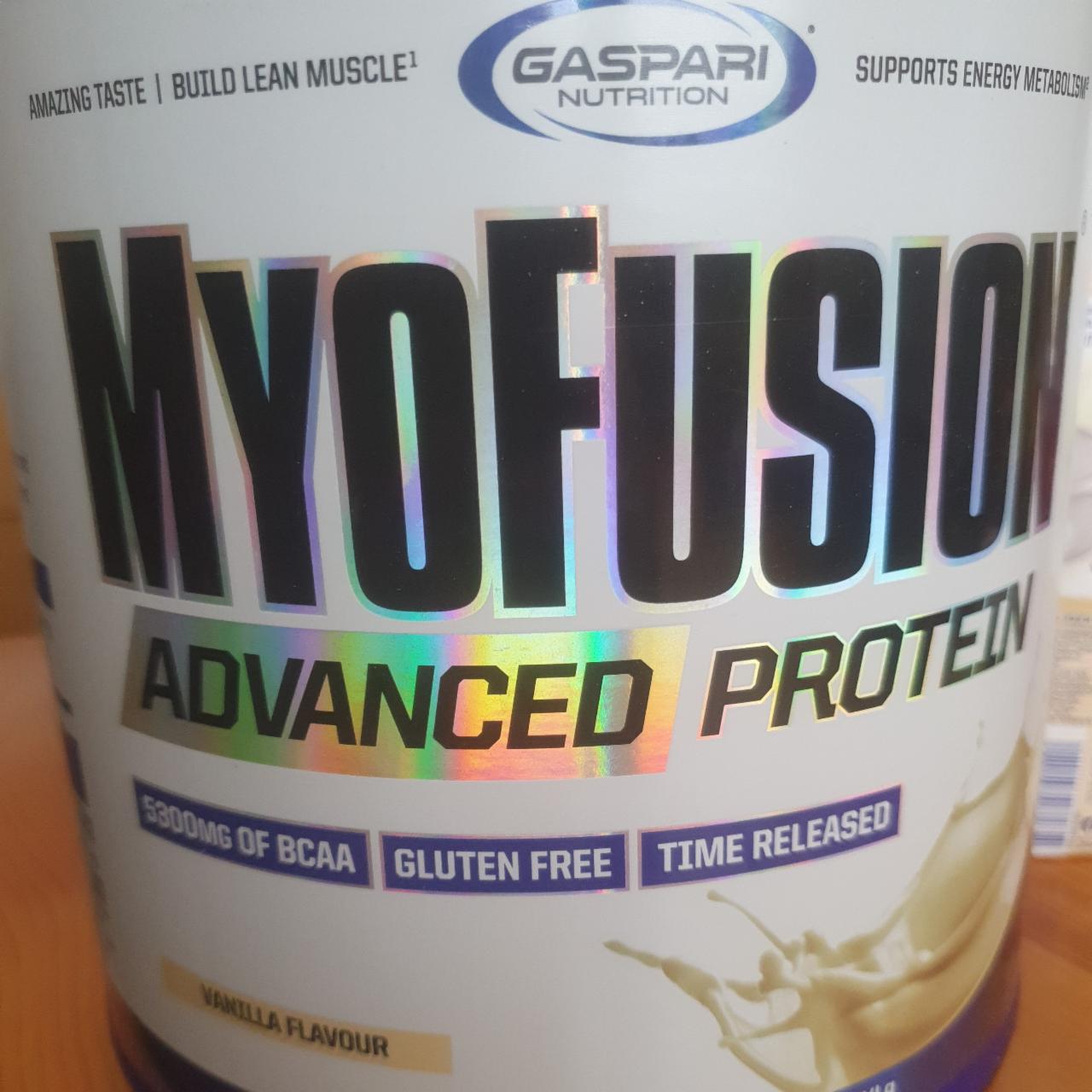 Fotografie - MyoFusion Advanced protein Vanilla Gaspari Nutrition