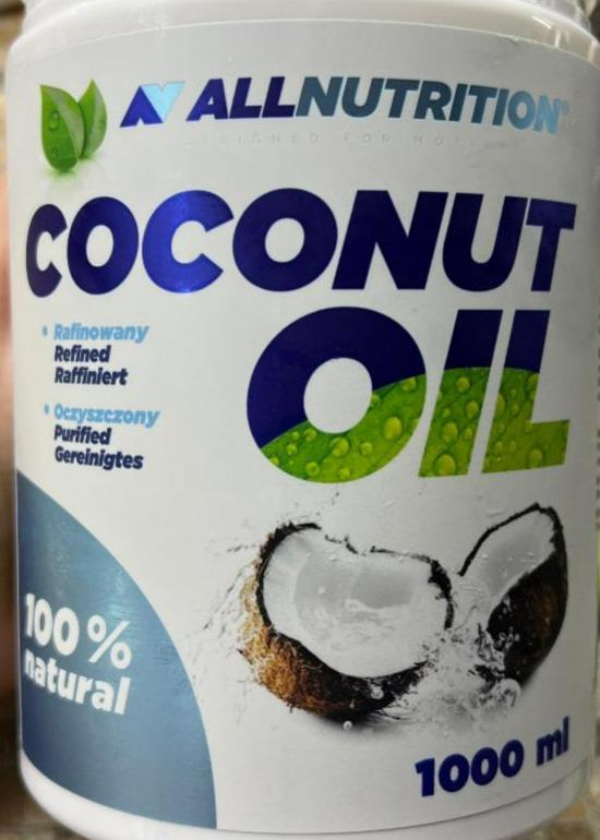 Fotografie - Coconut oil 100% natural Allnutrition
