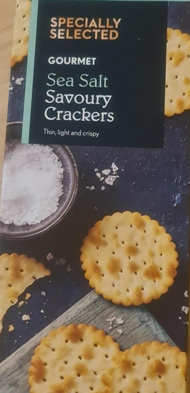 Fotografie - Sea Salt Savoury Crackers Specially selected