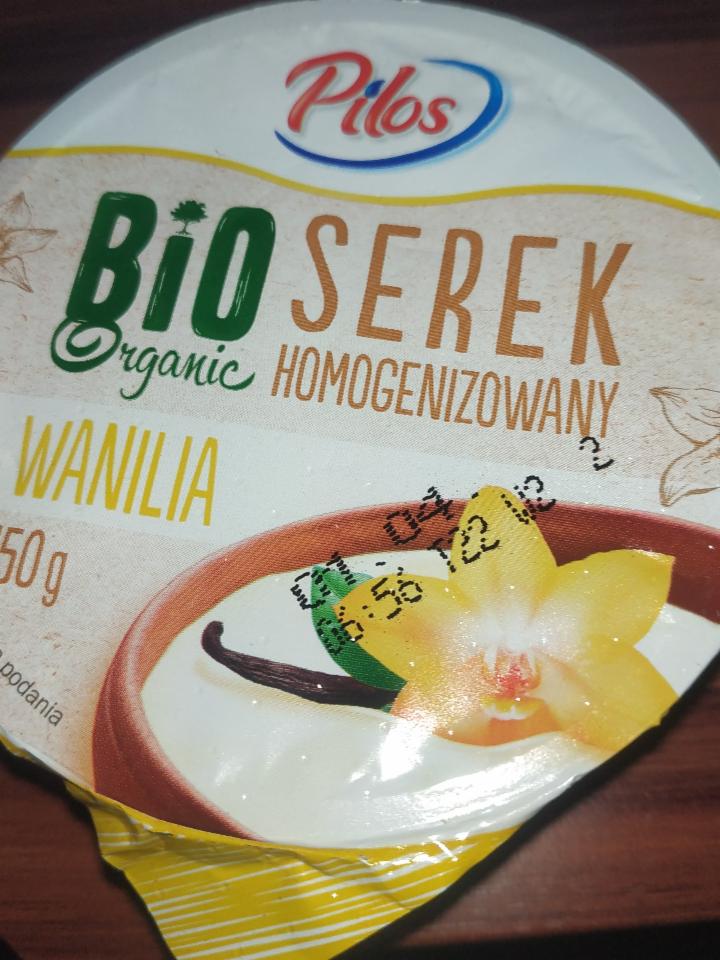 Fotografie - Bio Organic Serek homogenizowany Wanilia Pilos