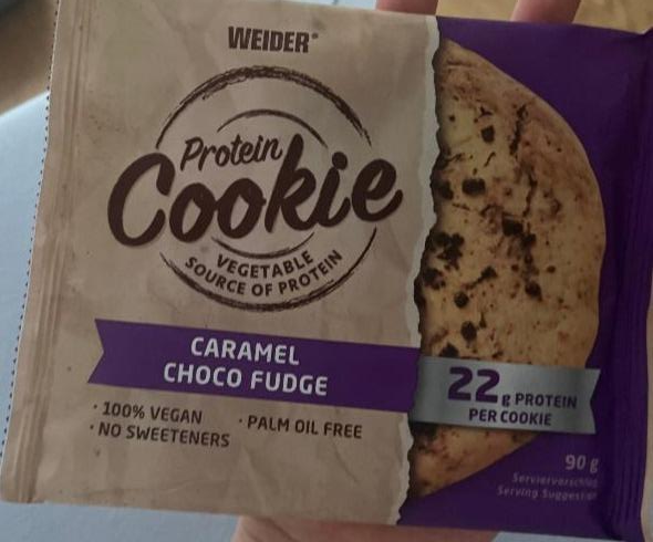 Fotografie - Protein cookie Caramel choco fudge Weider