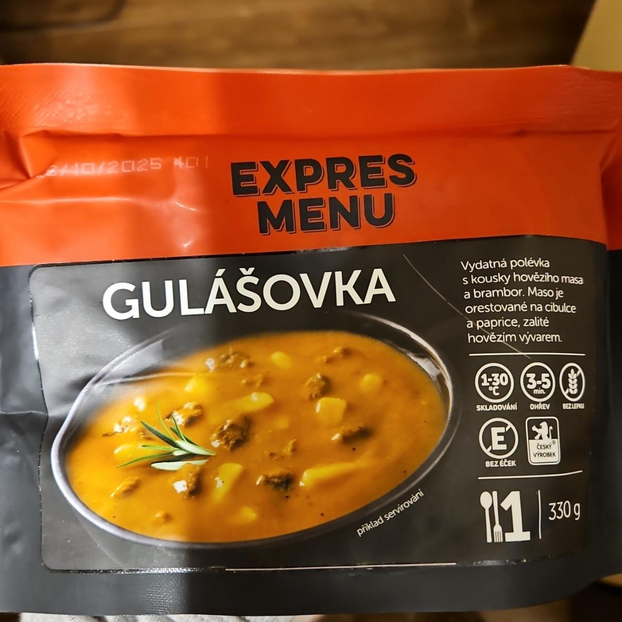 Fotografie - gulášovka Expres menu