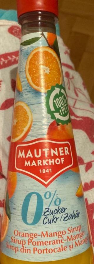 Fotografie - Pomeranč-Mango 0% cukr Mautner Markhof
