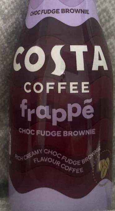 Fotografie - Frappé Choc fudge brownie Costa Coffee