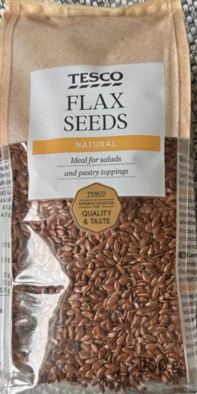 Fotografie - Flax seeds natural Tesco