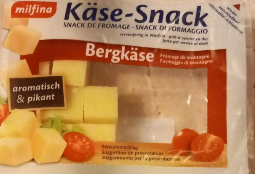 Fotografie - Käse-Snack Bergkäse Milfina