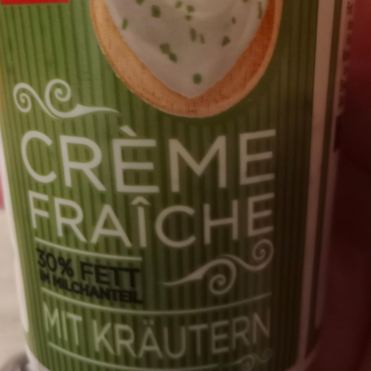 Fotografie - Crème fraîche mit Kräutern 30% Penny
