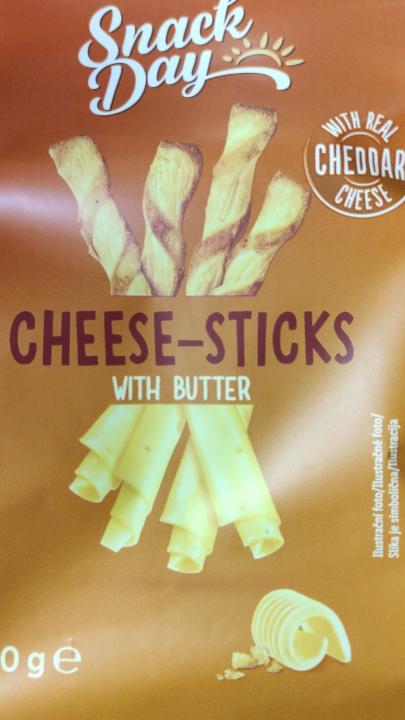 Fotografie - Cheese-Sticks with Butter Snack Day