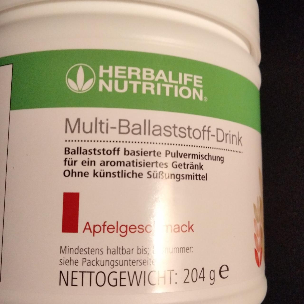 Fotografie - Multi-Ballaststoff-Drink Apfelgeschmack Herbalife Nutrition