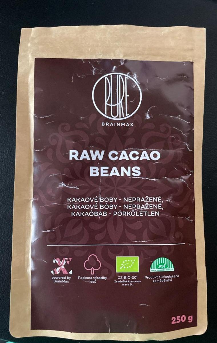 Fotografie - Pure Bio Raw Cacao Beans BrainMax