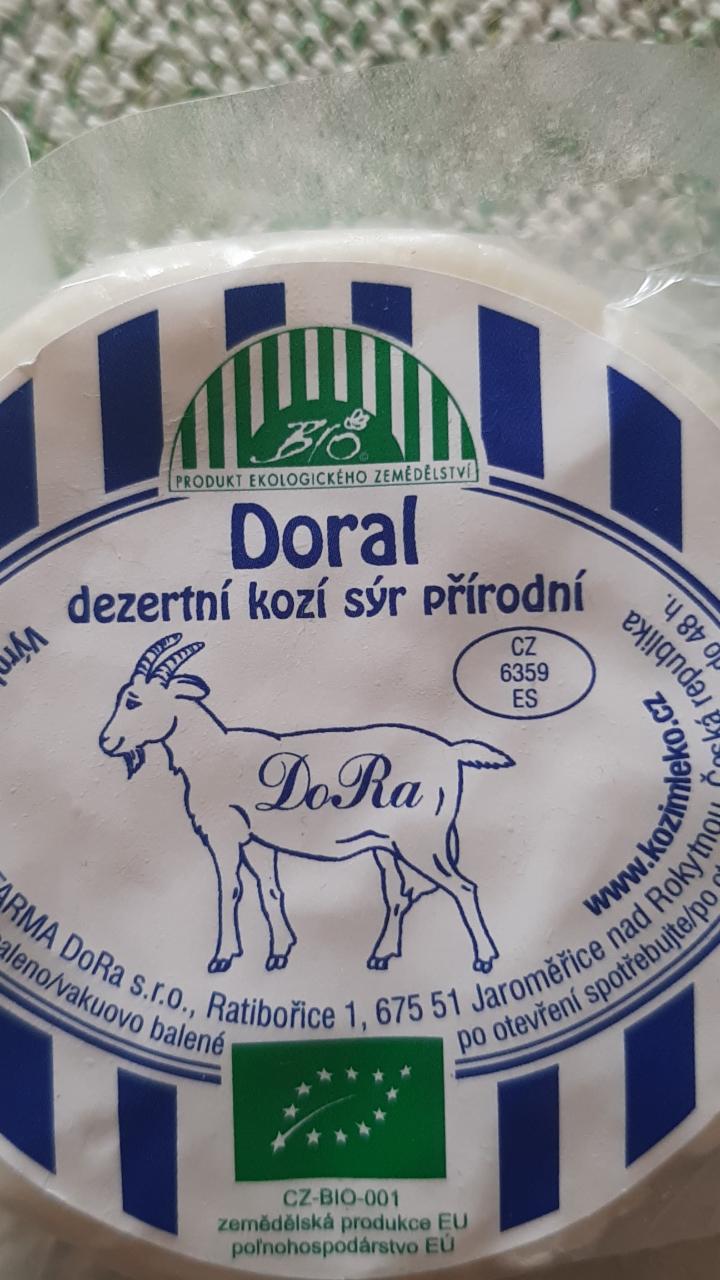 Fotografie - Doral dezertní kozí sýr