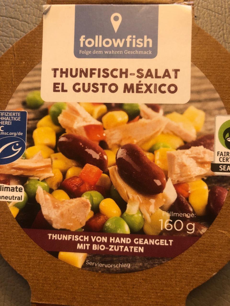Fotografie - Thunfisch-salat el gusto méxico Followfish