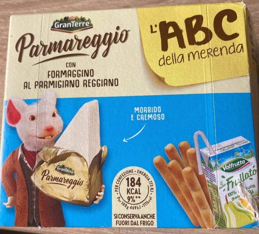Fotografie - Parmareggio l'ABC della merenda con Formaggino al parmigiano reggiano GranTerre