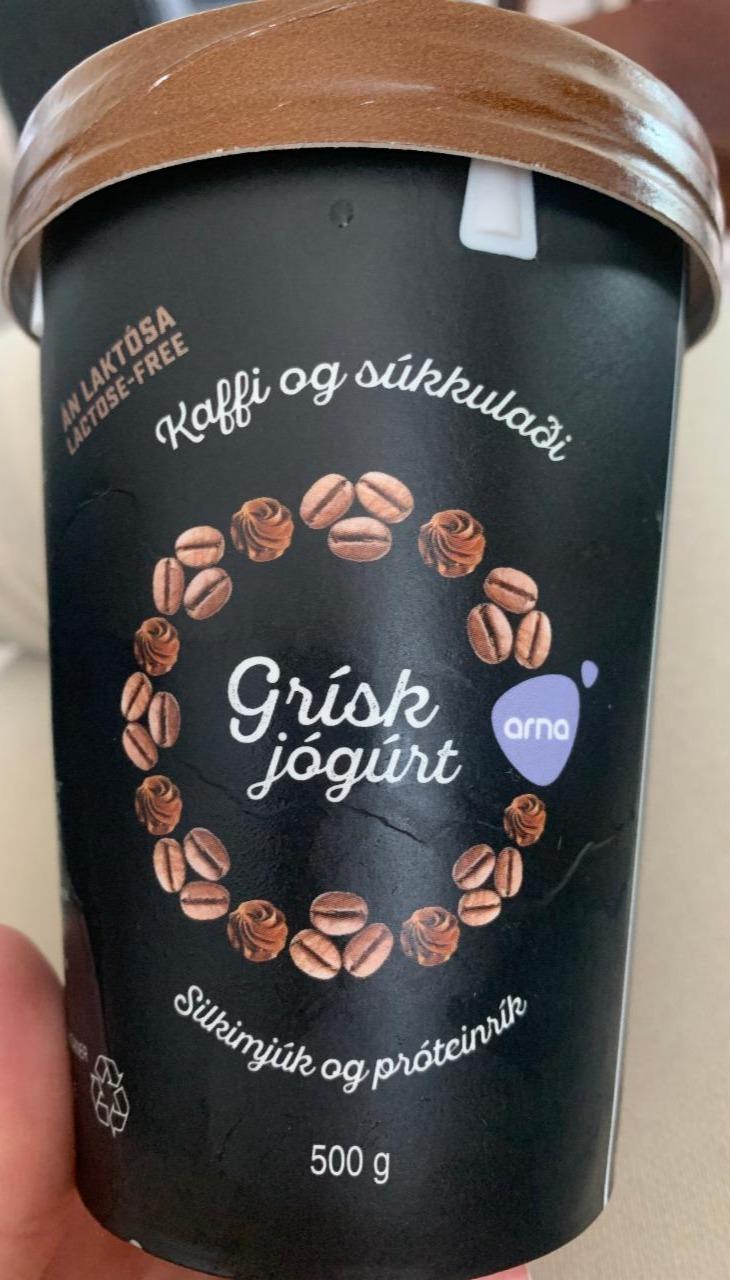 Fotografie - Řecký jogurt grísk kávový s čokoládou Arna