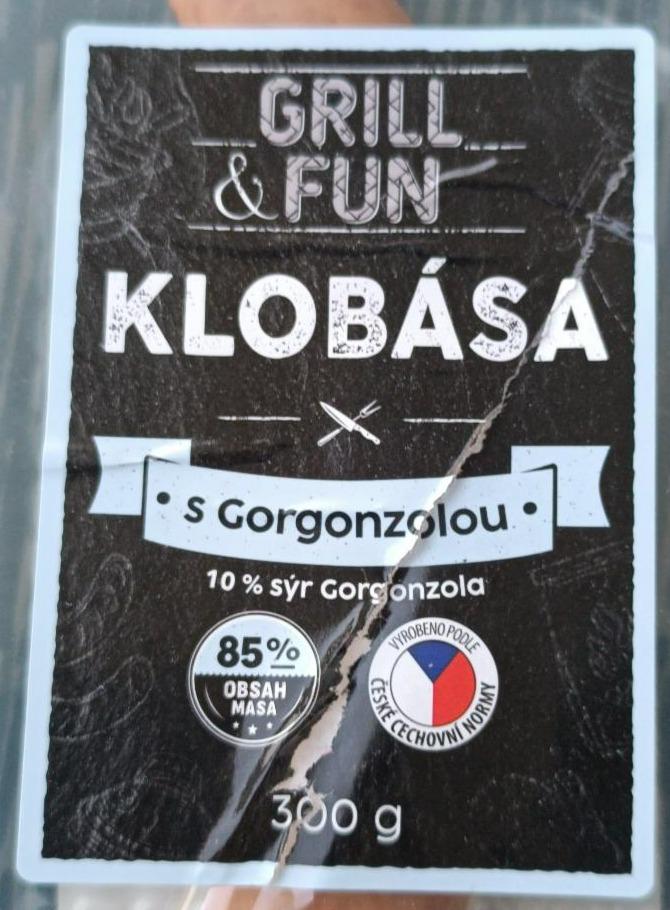 Fotografie - Klobása s gorgonzolou Grill & Fun