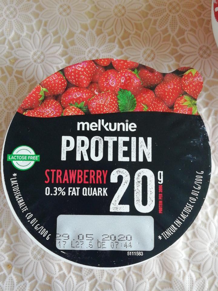 Fotografie - 20g Protein Blueberry 0,2% fat Quark Melkunie