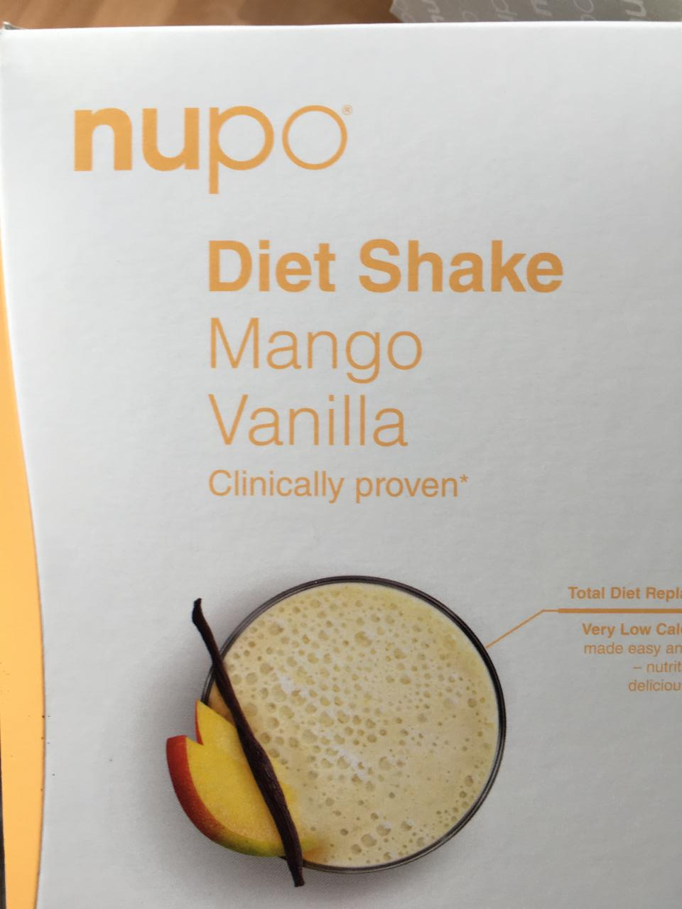 Fotografie - Diet Shake Mango Vanilla Nupo