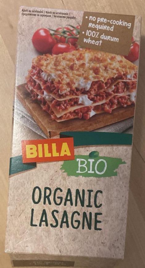Fotografie - Organic Lasagne Billa Bio