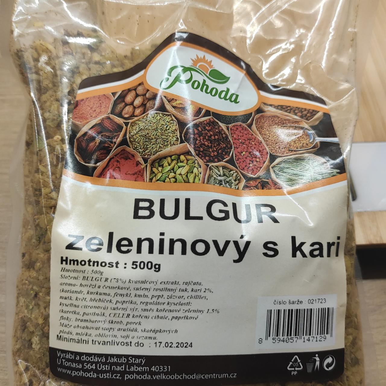 Fotografie - Bulgur zeleninový s kari Pohoda