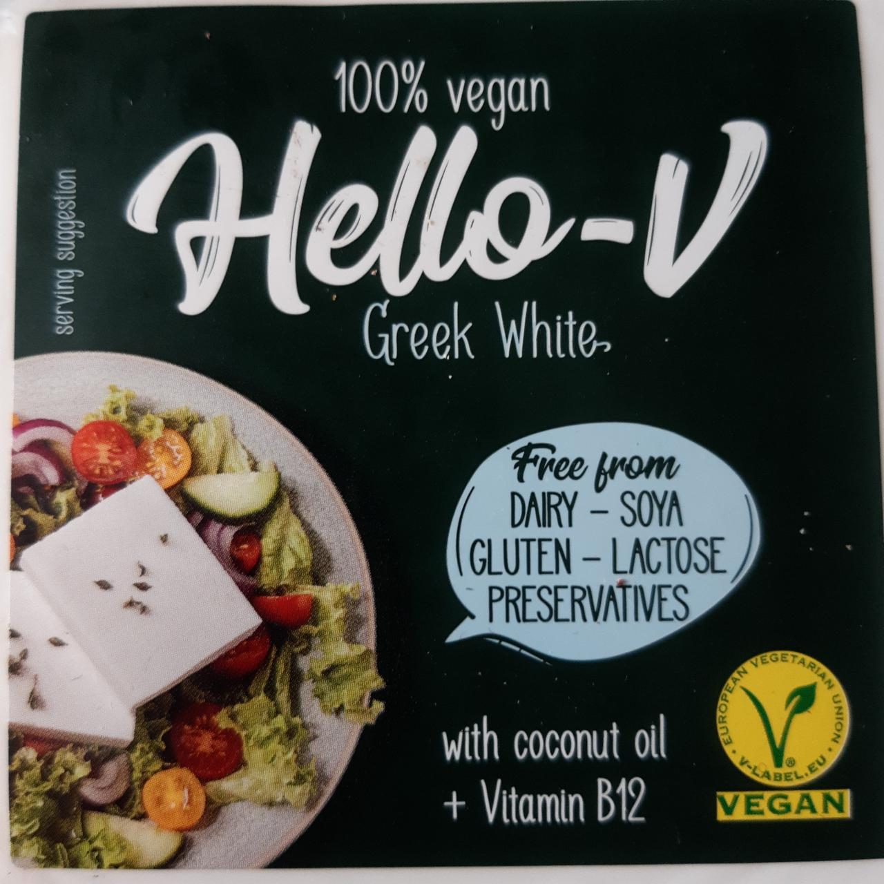 Fotografie - Hello-V 100% vegan Greek White Koliós