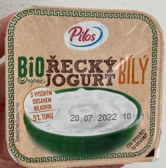 Fotografie - Bio Organic Řecký jogurt bílý Pilos