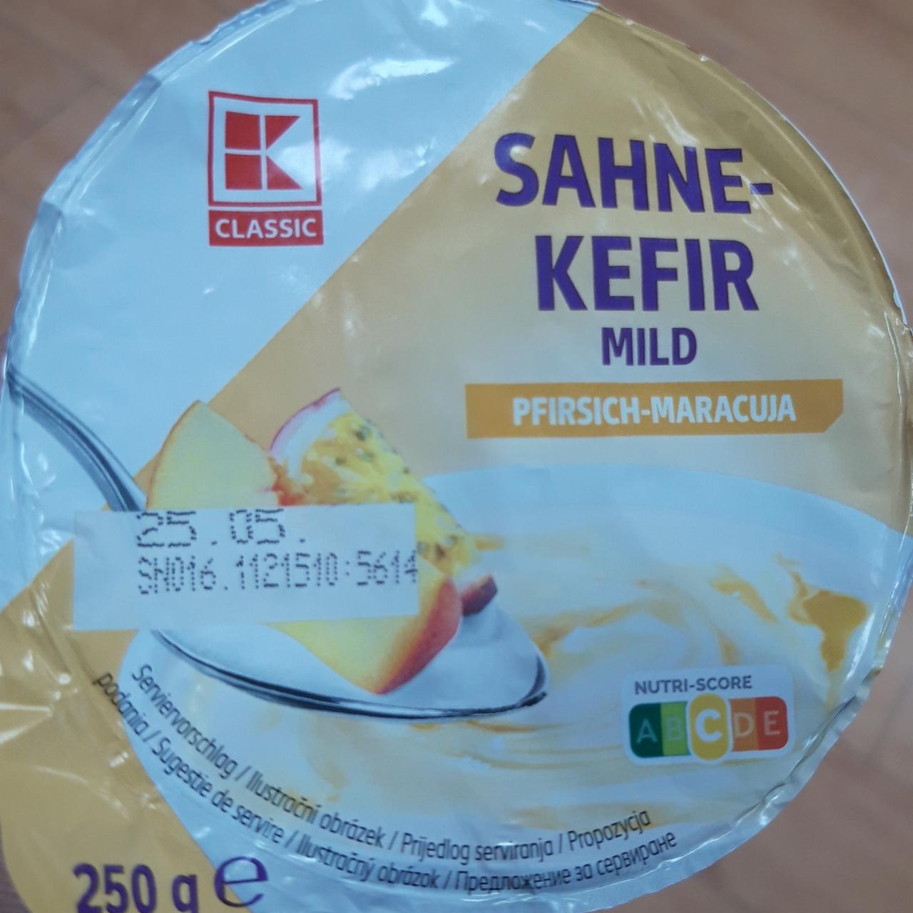 Fotografie - Sahne-kefir mild pfirsich-maracuja K-Classic