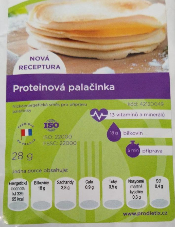Fotografie - proteinová palačinka nová receptura Prodietix