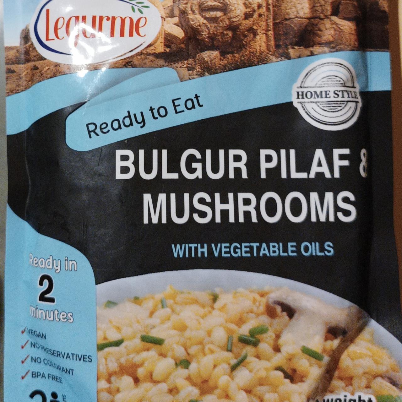 Fotografie - Bulgur pilaf & mushrooms Legurme