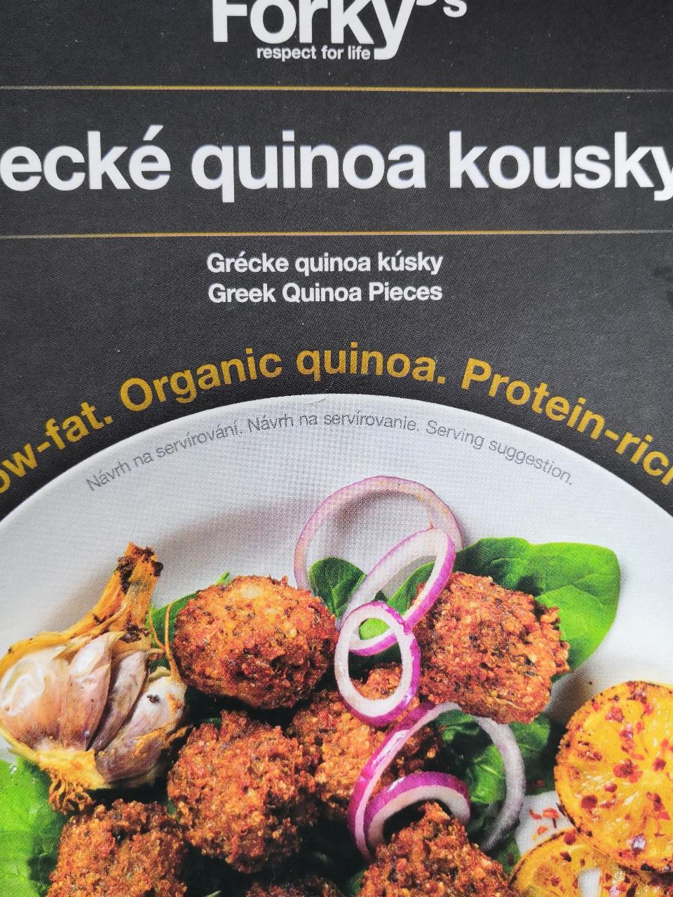 Fotografie - Řecké quinoa kousky Forkys