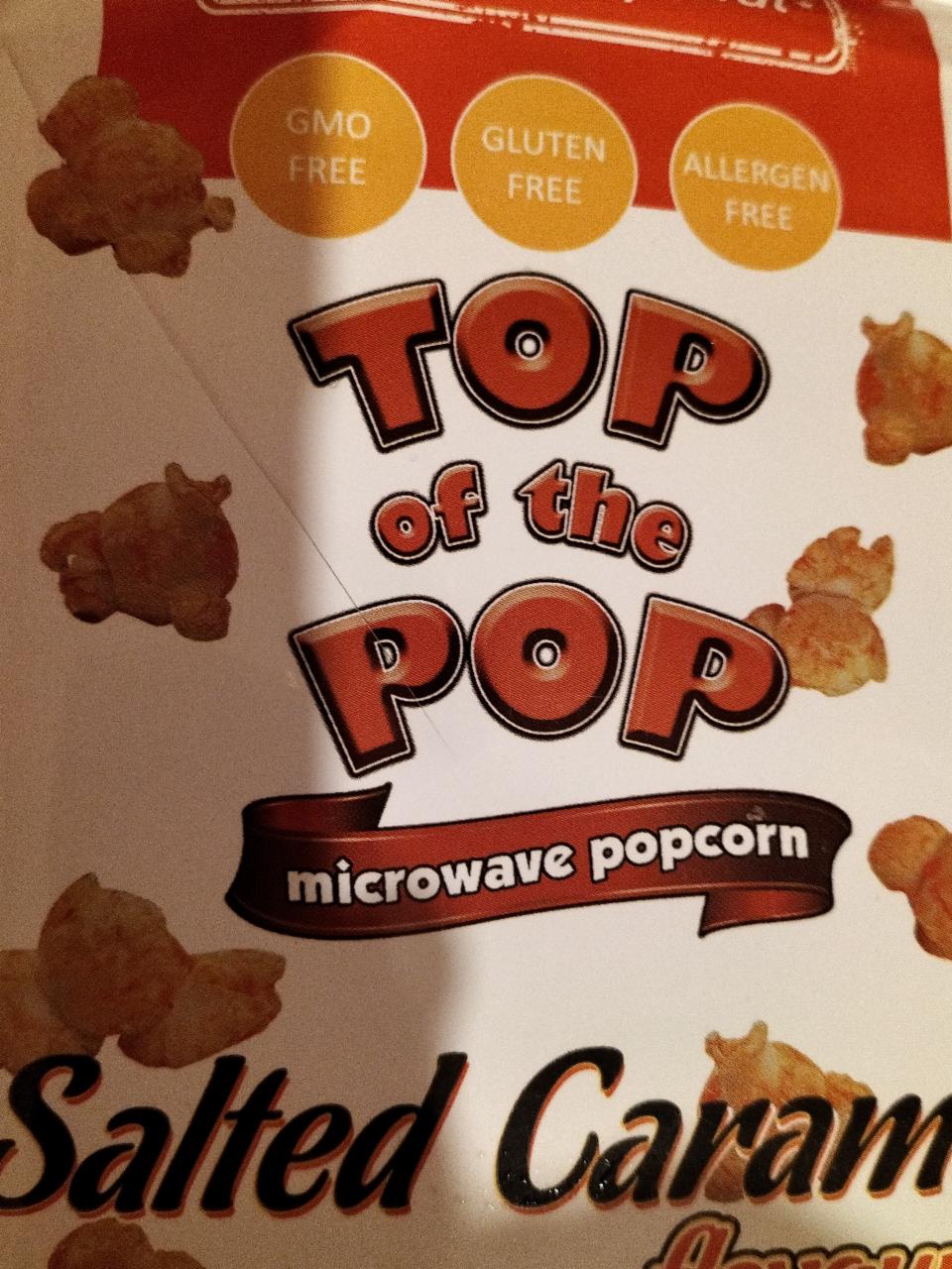 Fotografie - Microwave Popcorn Salted Caramel flavour Top of the Pop