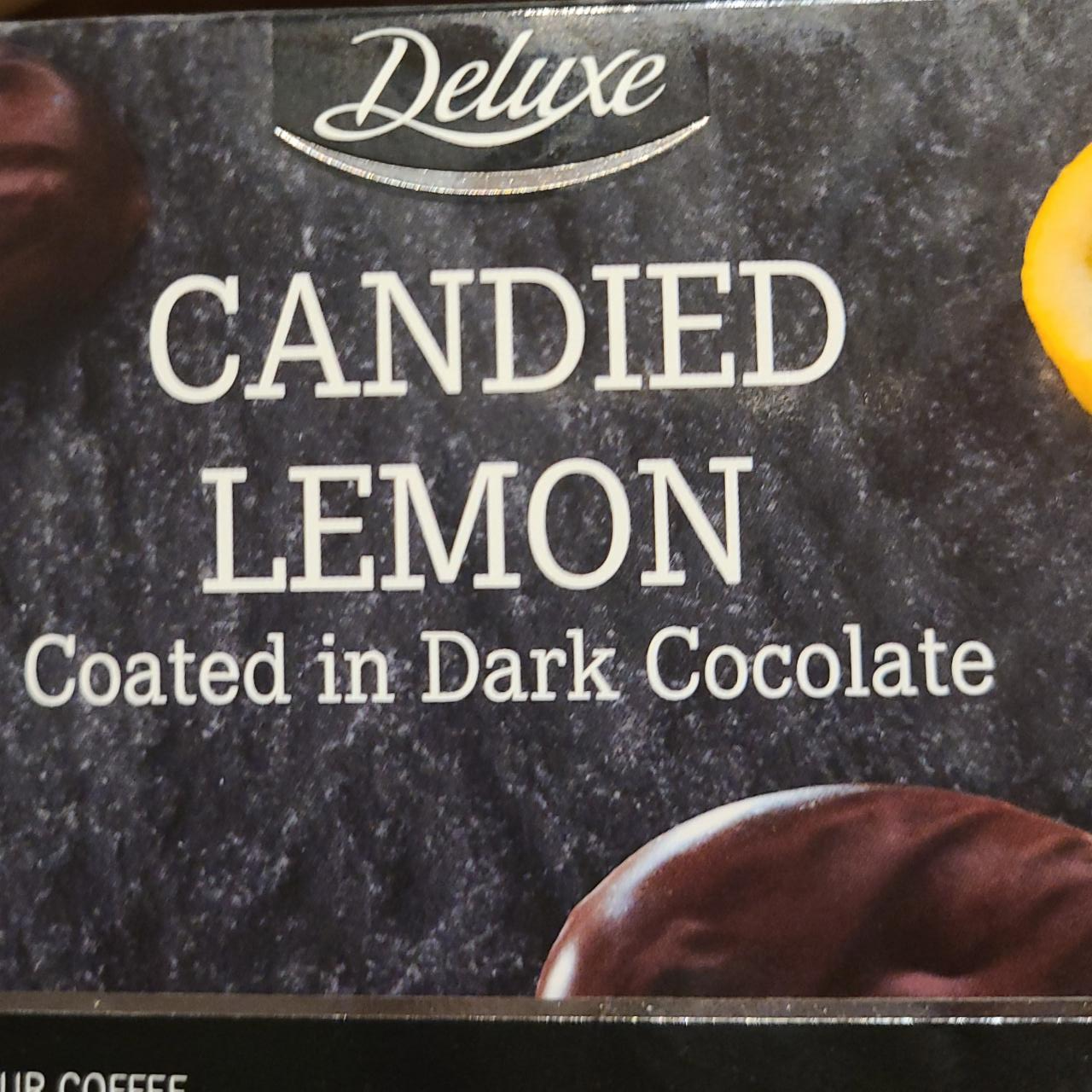 Fotografie - Candied Lemon Coated in Dark Chocolate Deluxe