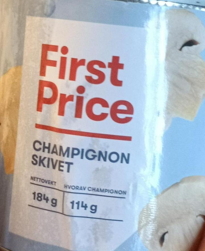Fotografie - Champignon skivet First Price