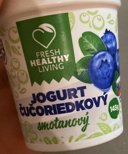 Fotografie - Jogurt čučoriedkový smotanový Fresh Healthy Living