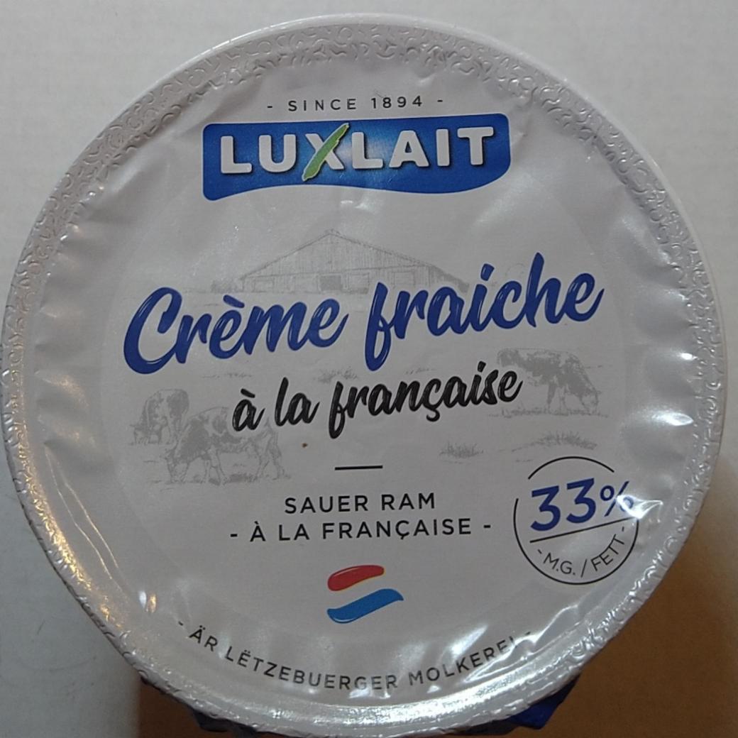 Fotografie - Crème fraîche à la française 33% Luxlait