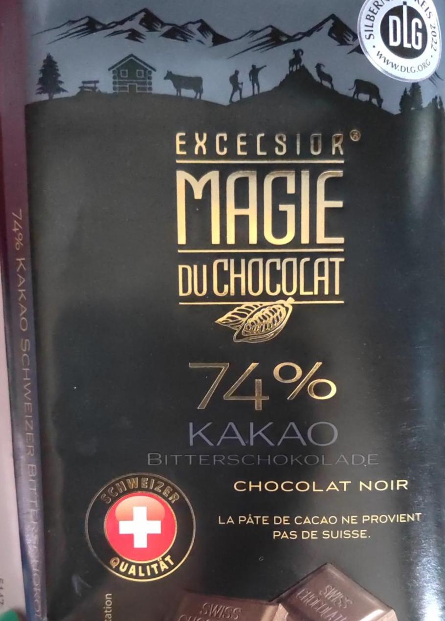 Fotografie - Excelsior magie du chocolat 74%