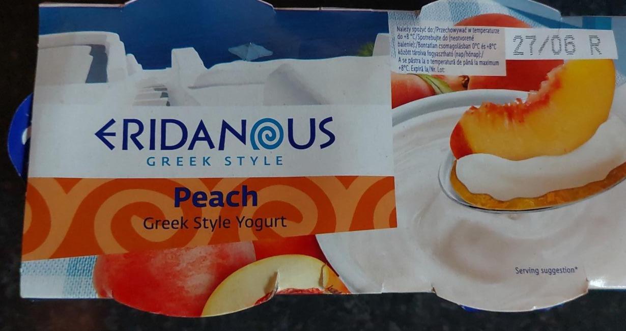 Fotografie - Eridanous Greek Style Yogurt Peach