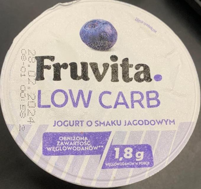 Fotografie - Low Carb jogurt jahodový Fruvita