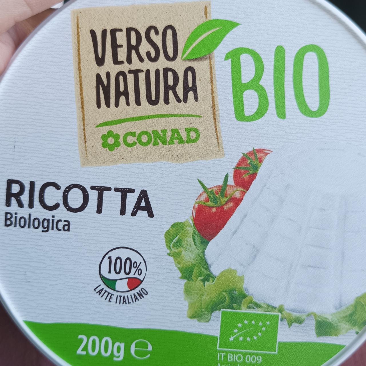 Fotografie - Ricotta Bio Conad Verso Natura