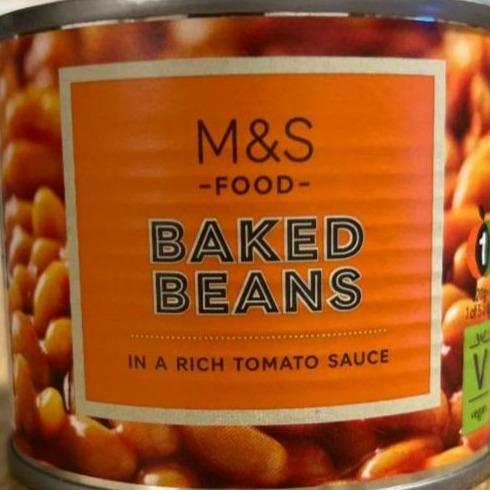 Fotografie - Pěcené fazole v rajčatové omáčce Marks & Spencer